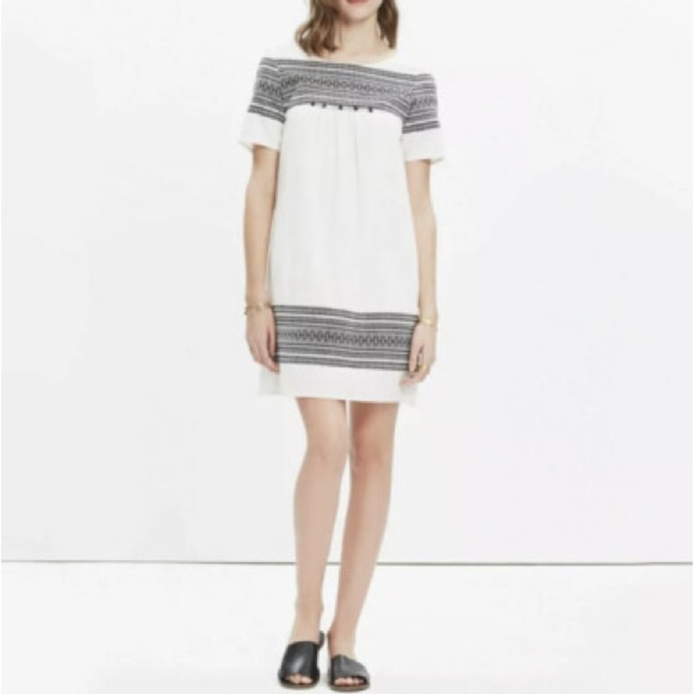 Madewell Cabana Jacquard embroidered Dress XS - Picture 3 of 10